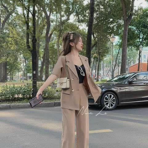 Sét Vest Bộ Dài 3 Món