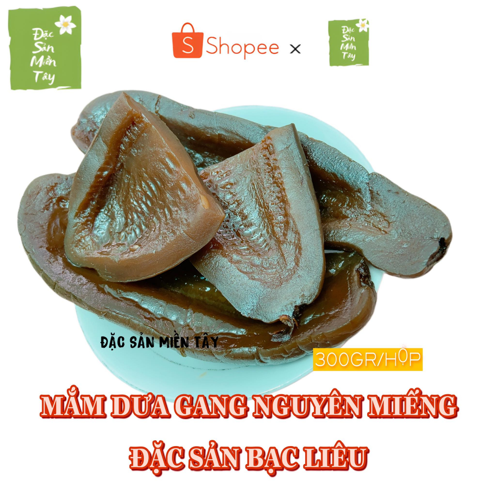 [Đặc Sản Miền Tây] 300gr Mắm Dưa Gang Muối Nguyên Trái Đặc Sản Bạc Liêu.