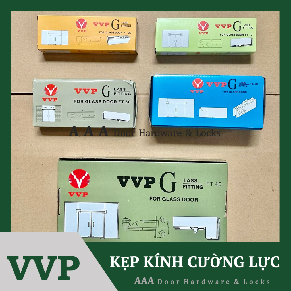 Kẹp kính cường lực VVP Thái Lan - Kẹp trên, kẹp dưới, kẹp góc L, kẹp khoá, kẹp đỉnh