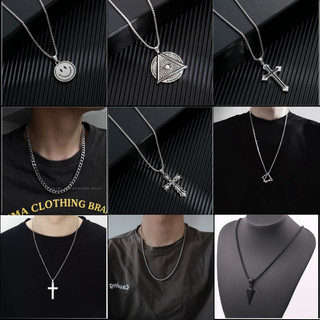 Dây chuyền nam nữ unisex basic chất liệu titan không gỉ vòng cổ nam nữ cá tính siêu ngầu nhiều lựa chọn.