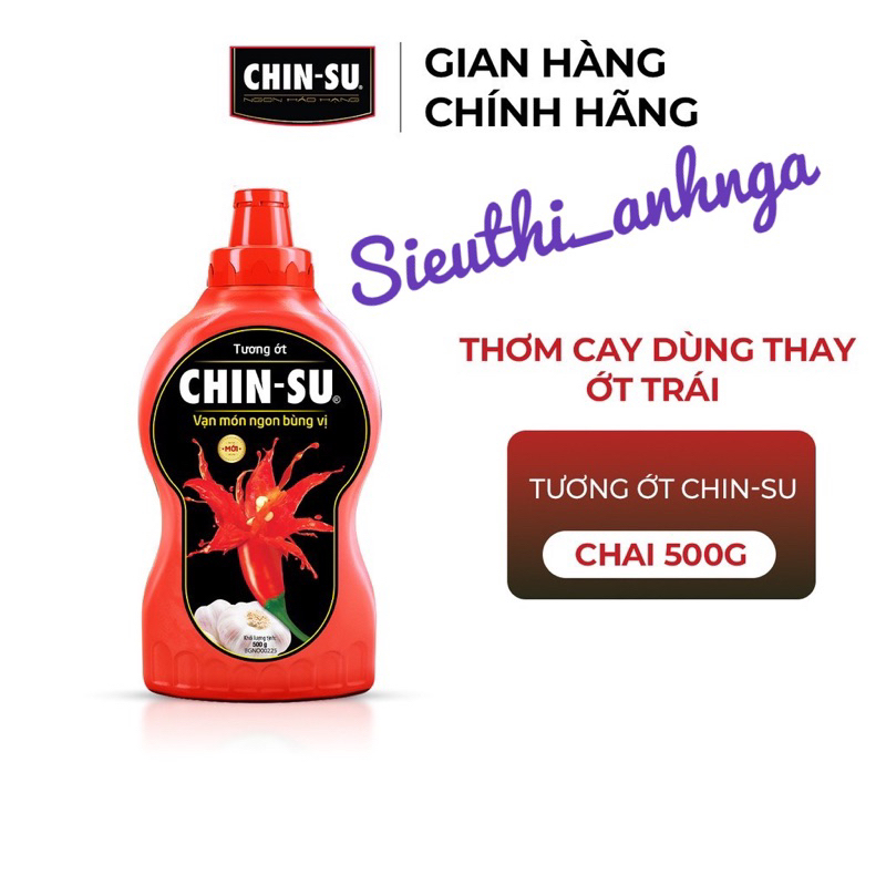 Tương Ớt Chin-Su Chai 250g - 1Kg