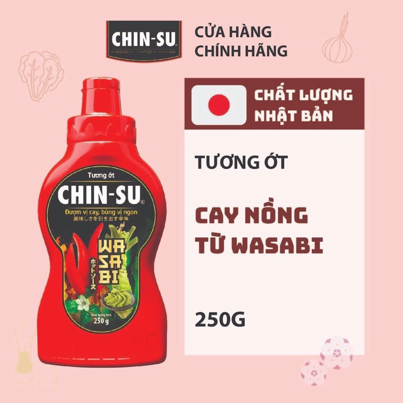 Tương Ớt Chin-Su Chai 250g - 1Kg