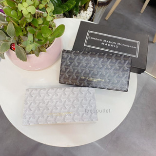 [HÀNG MỚI VỀ] VÍ DÀI EDMOND MASION MONOGRAM MADRID - VÍ DÀI CHÍNH HÃNG - FULLBOX TEM CARD THẺ