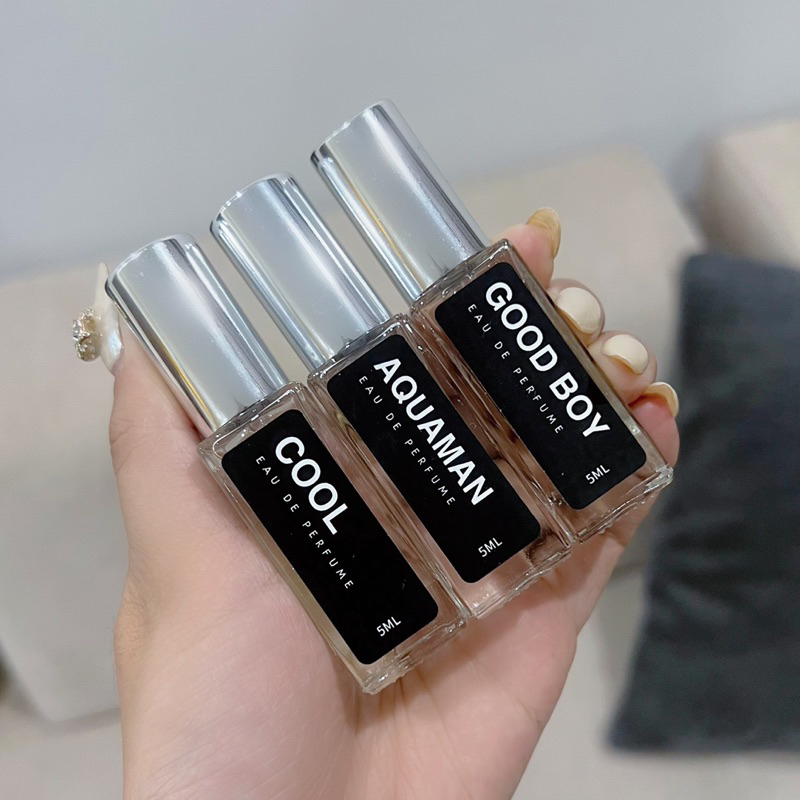 Combo 3c tinh dầu nước hoa cho Nam & Nữ lưu hương 8-12h trên quần áo