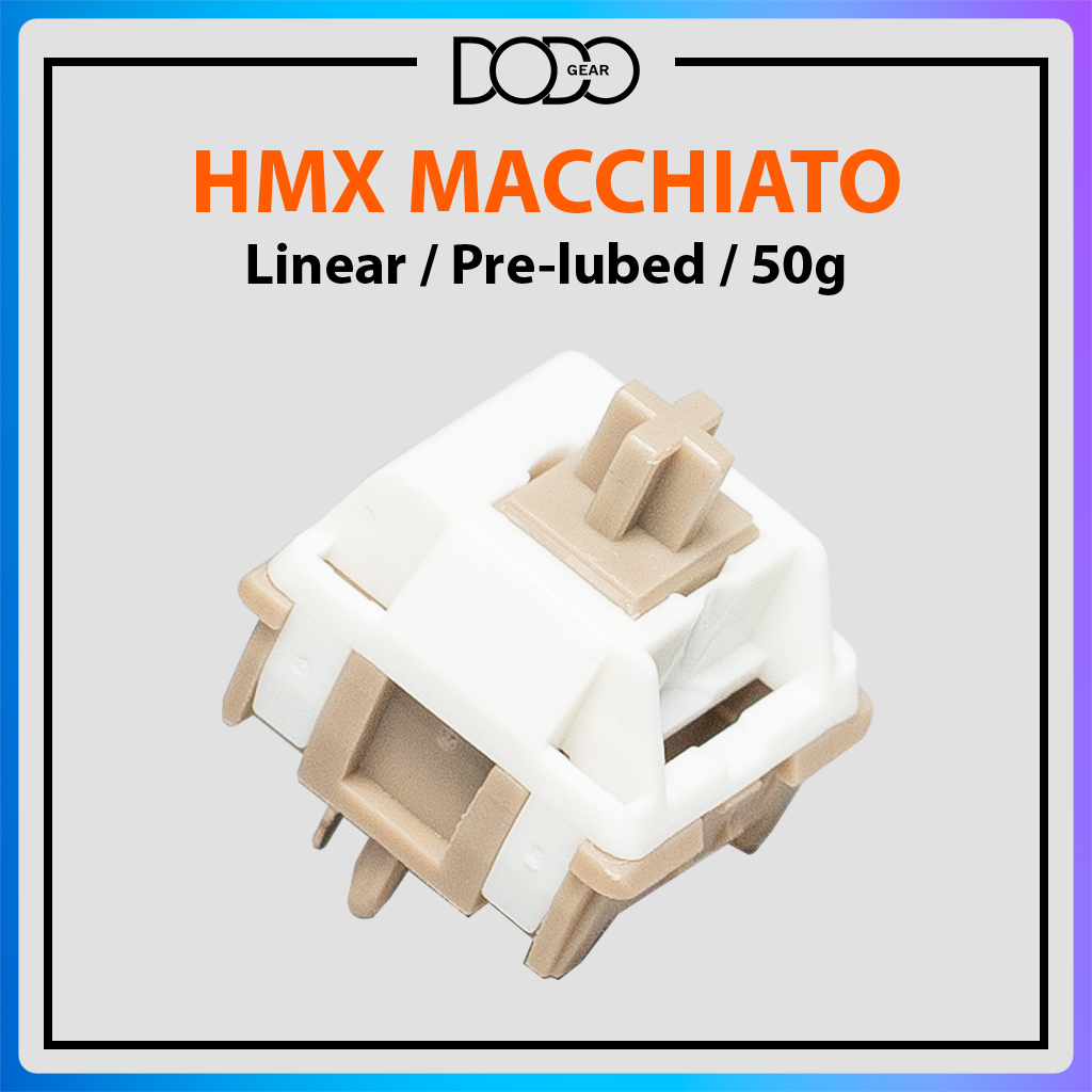 Switch HMX Macchiato 5 PIN Linear 50g công tắc bàn phím Switch HMX Machiato Macchiato 5 pin DoDo Gear