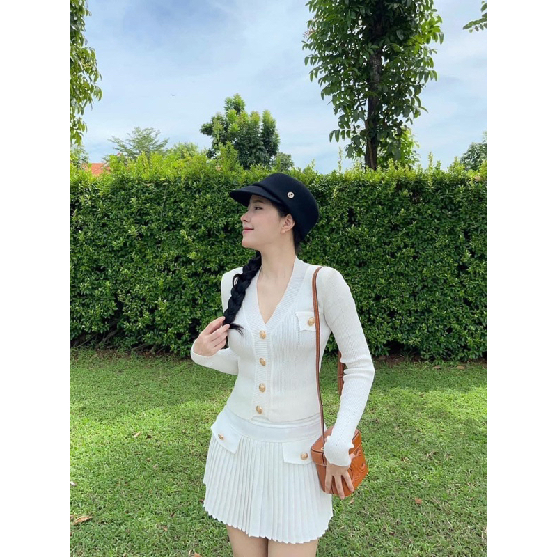 𝐁𝐥𝐚𝐮𝐞𝐁𝐥𝐮𝐦𝐞🦋 -  Cheap moment w Lisa Black Pink - Mini box - túi hộp nâu thanh lịch 🤎