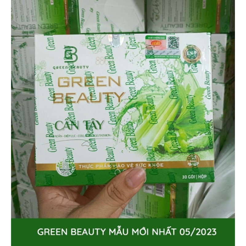 Cần tây vị lá nếp Green Beauty ⚡ CHÍNH HÃNG ⚡  cần tây Green Beauty giữ dáng, đẹp da, chống oxy hóa