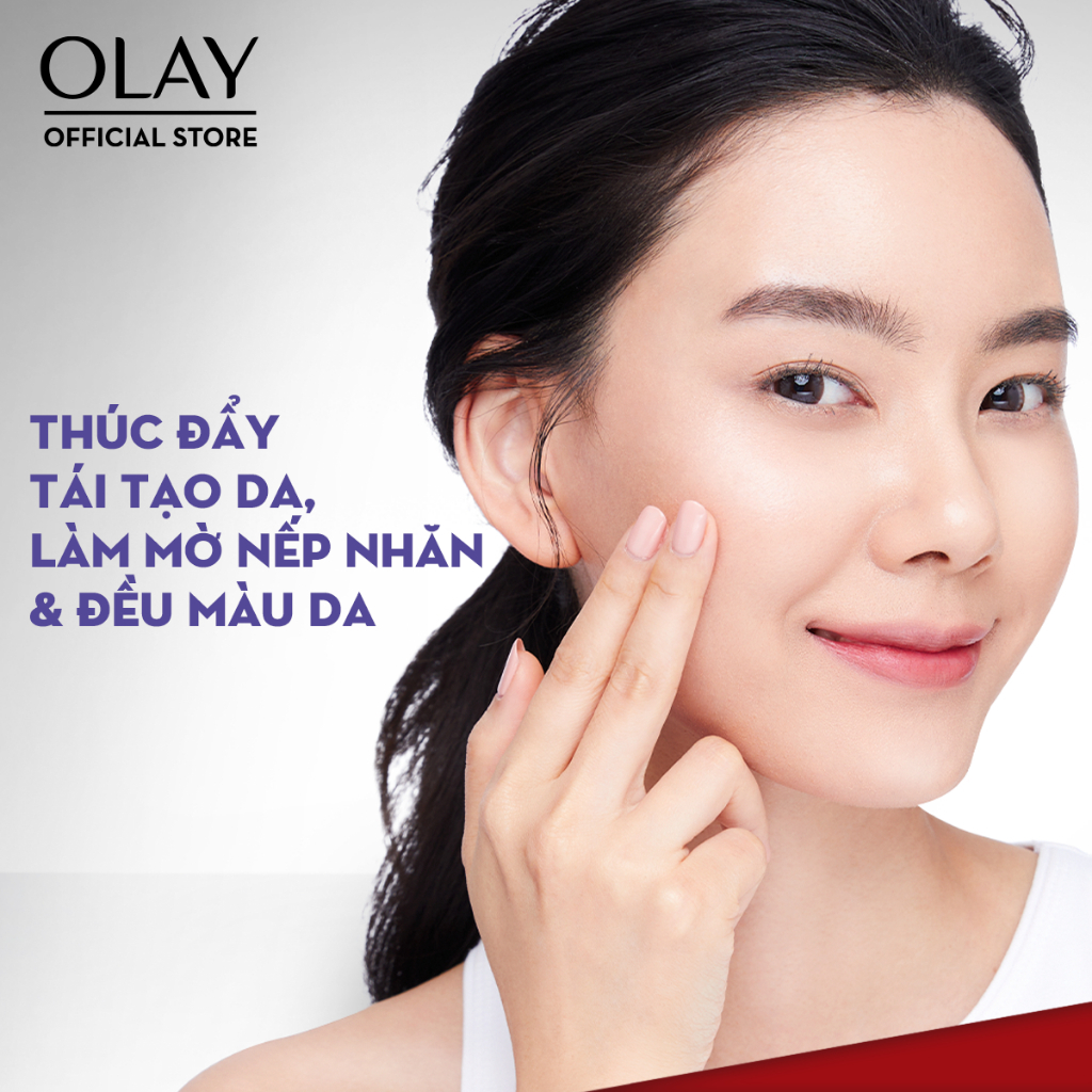 Kem Dưỡng Ẩm Ban Đêm Thúc Đẩy Tái Tạo Da & Mờ Nếp Nhăn OLAY REGENERIST Chiết Xuất RETINOL24 50G