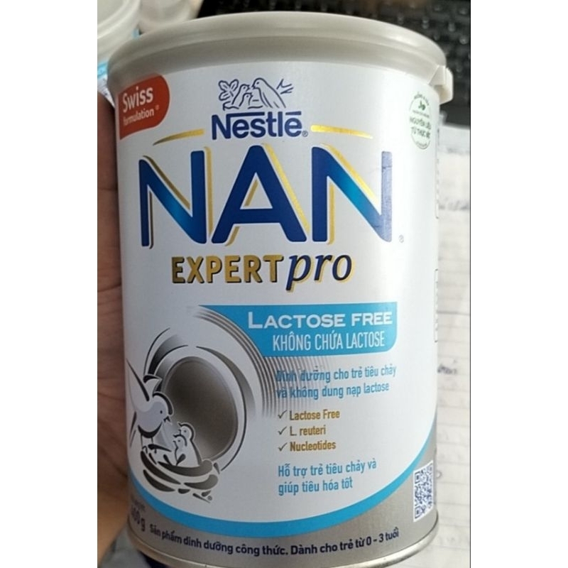 SỮA NAN EXPERT PRO LACTOSE FREE DÀNH CHO BÉ BỊ TIÊU CHẢY