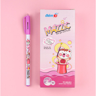 5 Cây Bút gel xóa được Điểm 10 TL Mazzic TP-GEL E01- combo 5 cây/màu