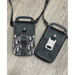 Túi đeo chéo pouch nhỏ dior thổ cẩm đựng điện thoại fullbox