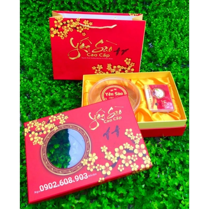 HỘP YẾN VUÔNG /TRÒN( 50g yến tinh chế)