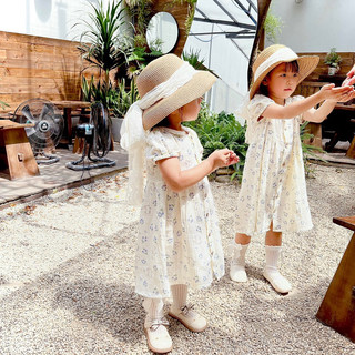 [ MỘC - Mom & Kids House] Váy Cổ Sen Vải Xô Muslin Hai Lớp