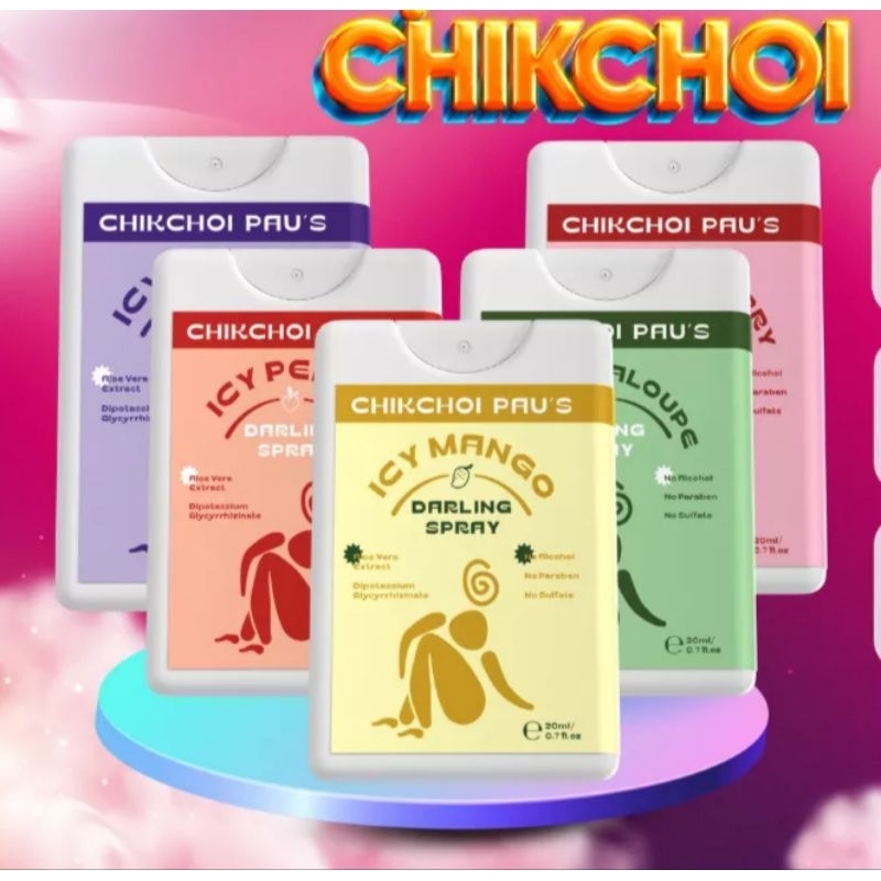 Nước Hoa Vùng Kín Chikchoi Pau's , Xịt Thơm Vùng Kín Chikchoi Pau Giúp Cô Bé luôn Thơm Mát.