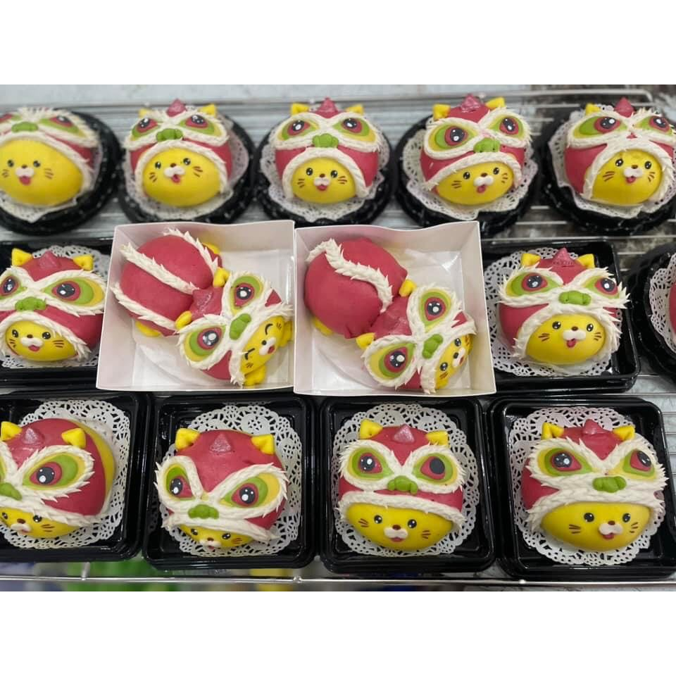 Bánh bao phô mai - lân sư rồng