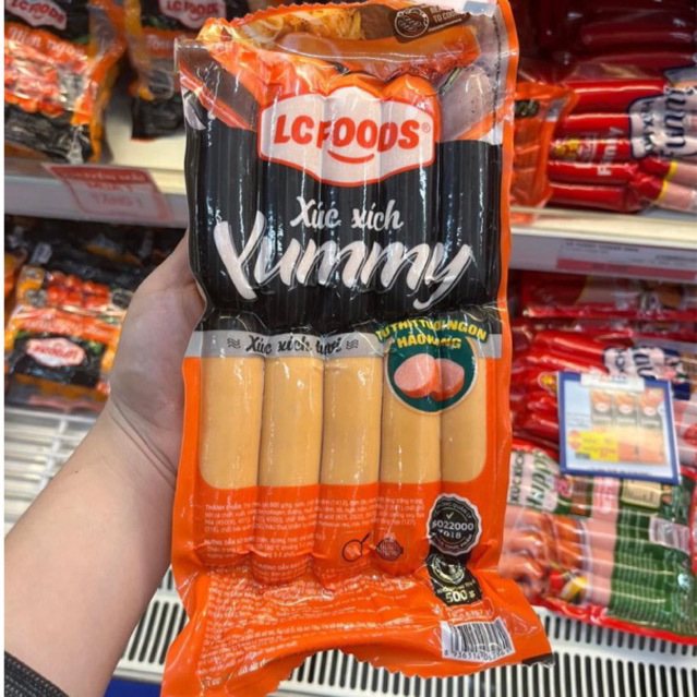 Xúc Xích Tươi Yummy 500g 10 Cây (Ship Đà Nẵng)