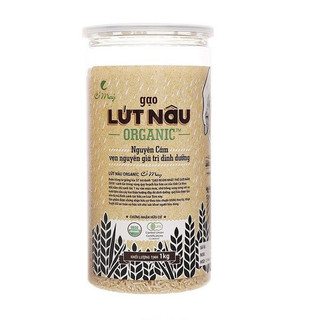 Gạo lứt nâu cỏ may organic 1kg