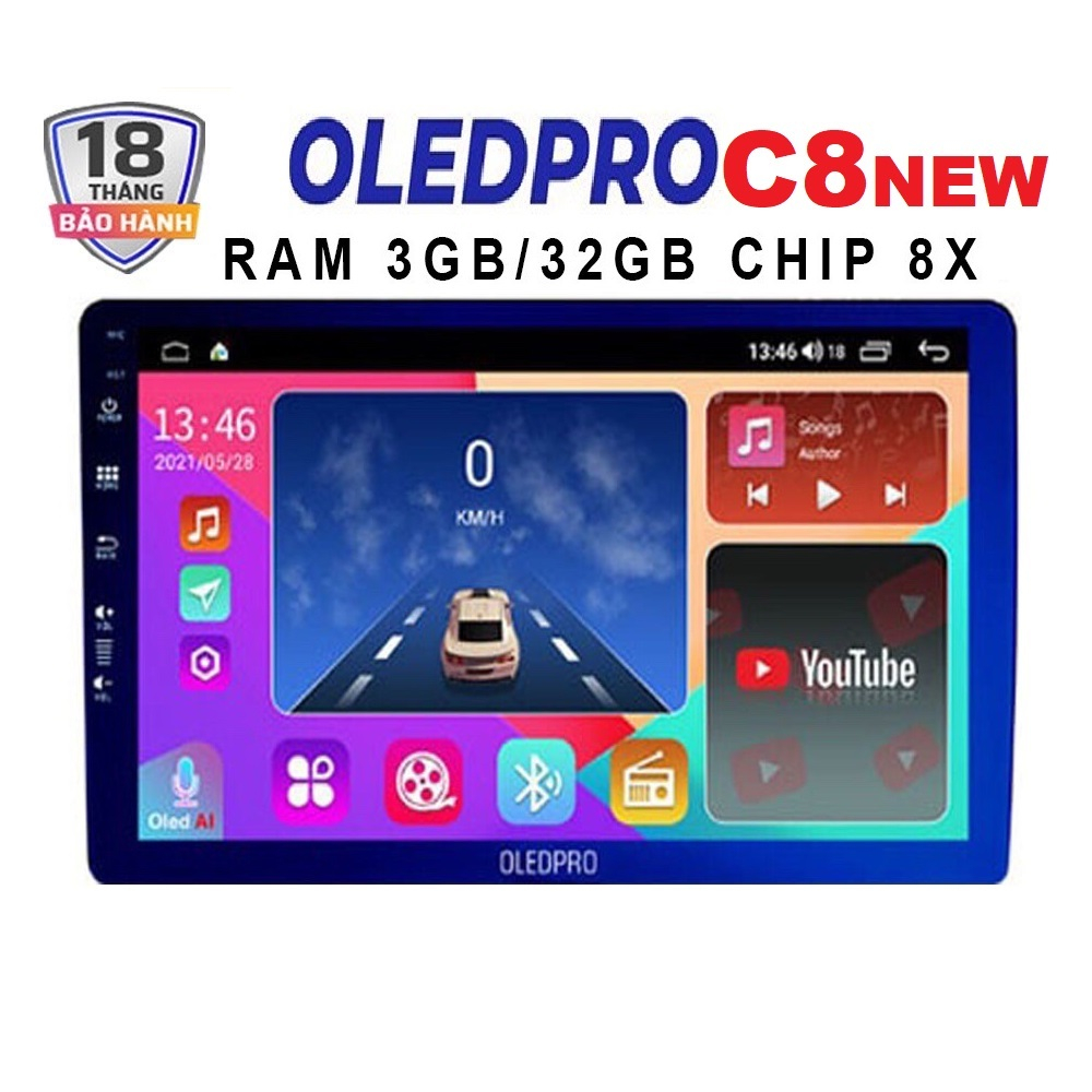 Màn Hình Android C8, X4 Ram 4GB Rom 32gb 8 Core,Dvd Android Hình Ảnh Sắc Nét, Âm Thanh Chân Thực, Sống Động - Vigo AUTO | BigBuy360 - bigbuy360.vn