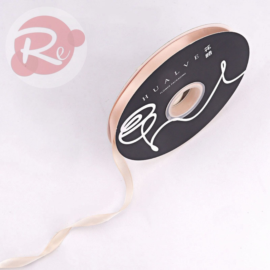 – Ruybang lụa trơn 1cm - 100m - Trang trí bánh sinh nhật bánh kem