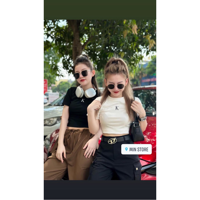 Áo Thun CK Tay Ngắn Ôm Body