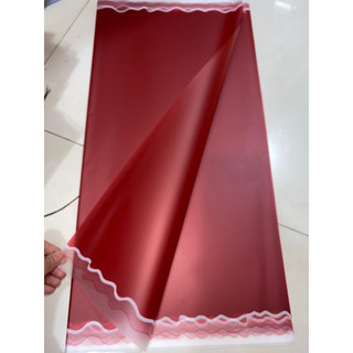 Giấy bóng mờ viềng sóng trắng