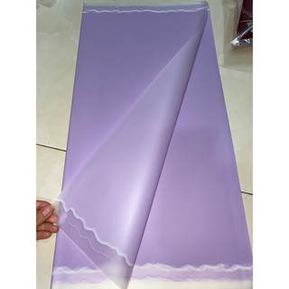 Giấy bóng mờ viềng sóng trắng