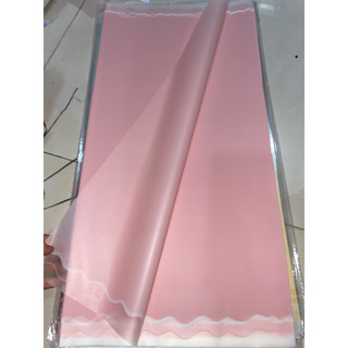 Giấy bóng mờ viềng sóng trắng