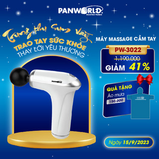 Súng Massage Cầm Tay 6 đầu 99 Cấp Độ Panworld PW-3022 Giảm Nhức Mỏi Vai Gáy Bảo Hành 24 Tháng