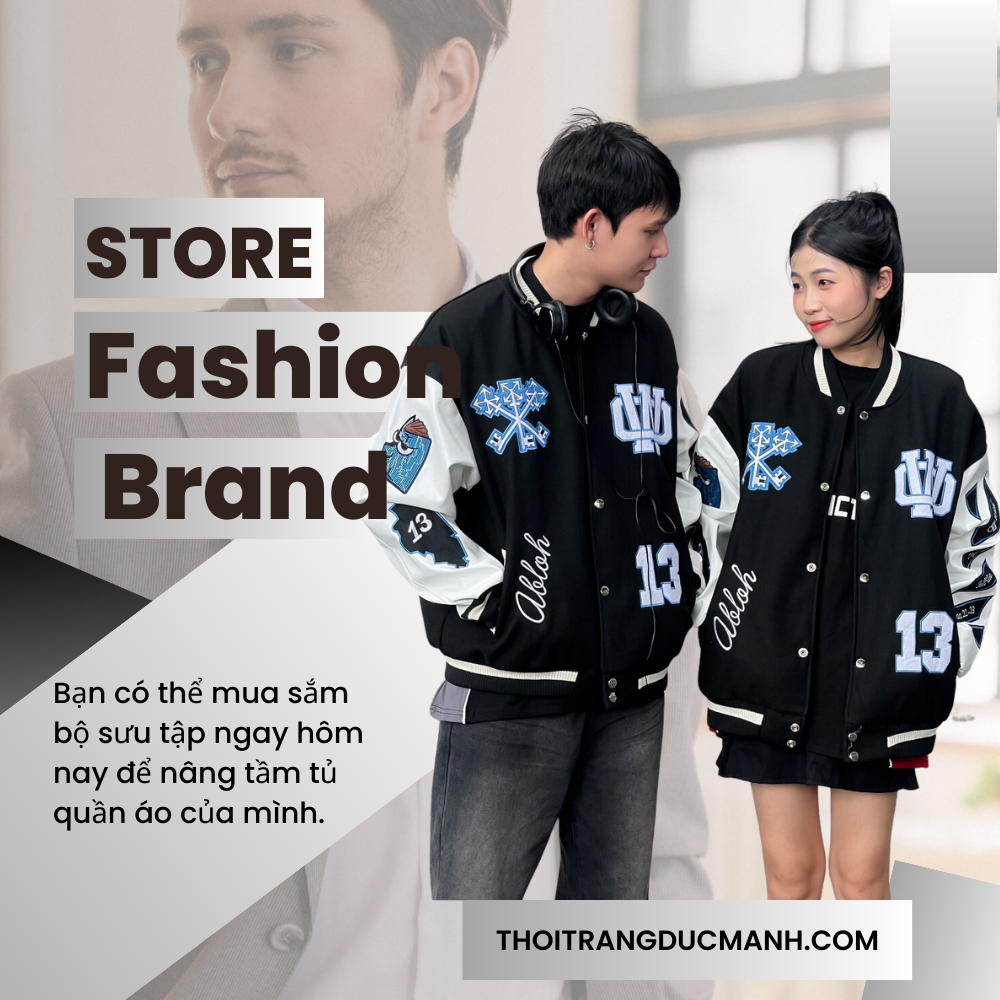 Áo Khoác bomber cả nam và nữ off white Ac Milan Varsity Jacket Áo bomber jacket hot trend Đức Mạnh - AKB01