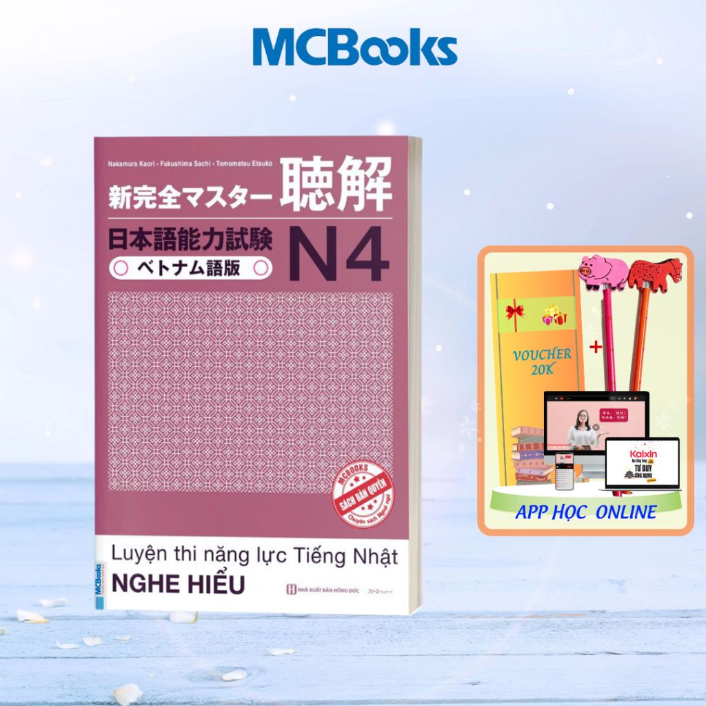 Sách - Luyện Thi Năng Lực Tiếng Nhật Nghe Hiểu N4 - Trang Bị Kiến Thức Cho Kỳ Thi JLPT N4