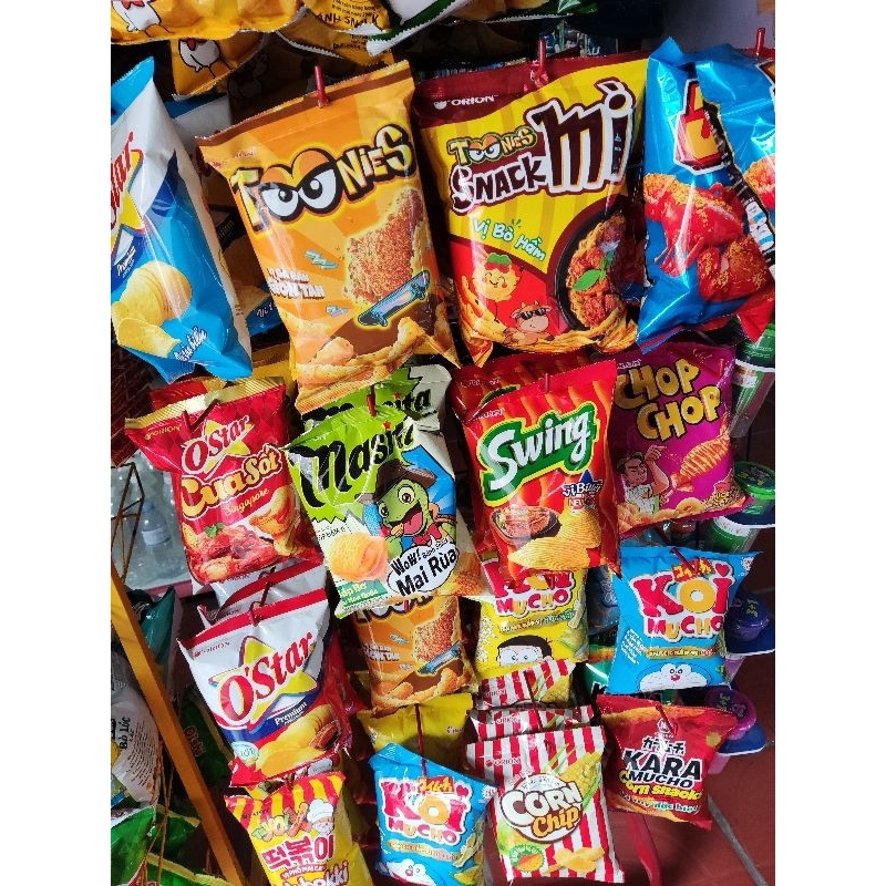 Bịch 10 Bim Orion, Lays đủ vị