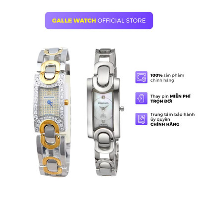 Đồng hồ nữ Romanson RM5169 mặt kính cứng, chịu nước 3 ATM, dây thép đeo tay cao cấp, thời trang, thanh lịch