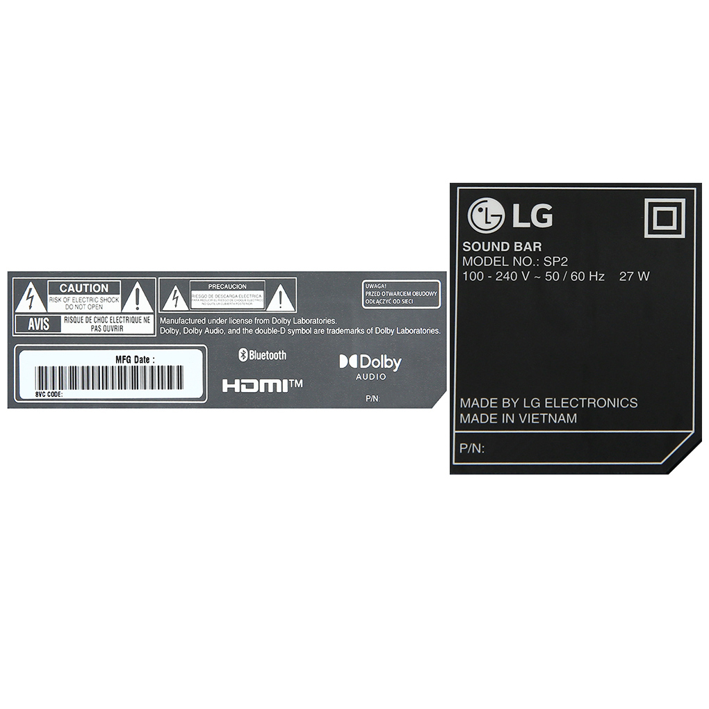 - Loa thanh LG SP2 100W - Hàng Chính Hãng
