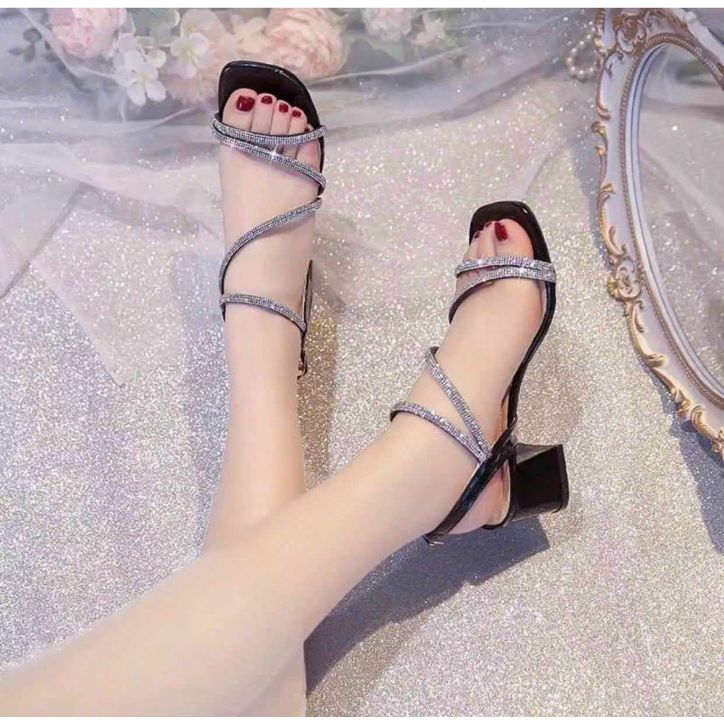 003 Giày cao got full xoàn đế 5f thời trang nữ