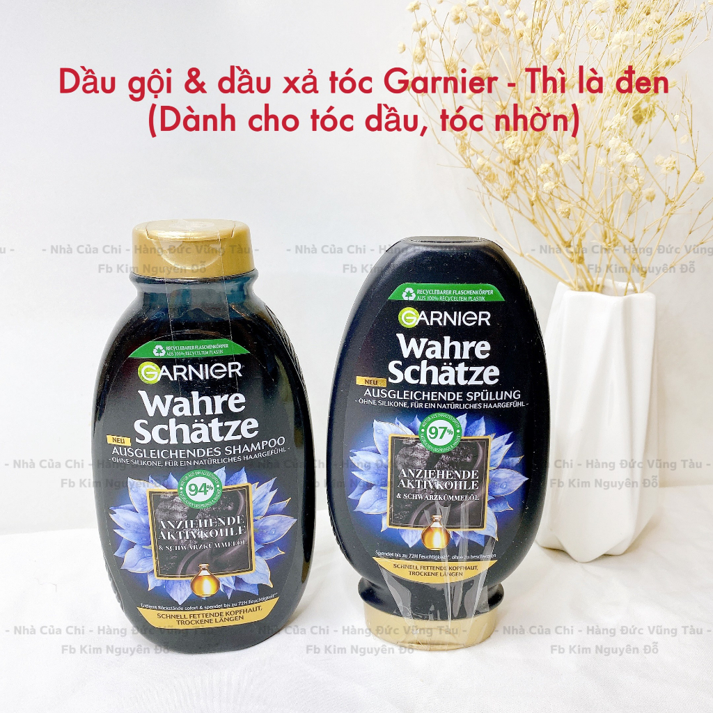 Dầu gội- xả Garnier siêu thơm - hàng Đức