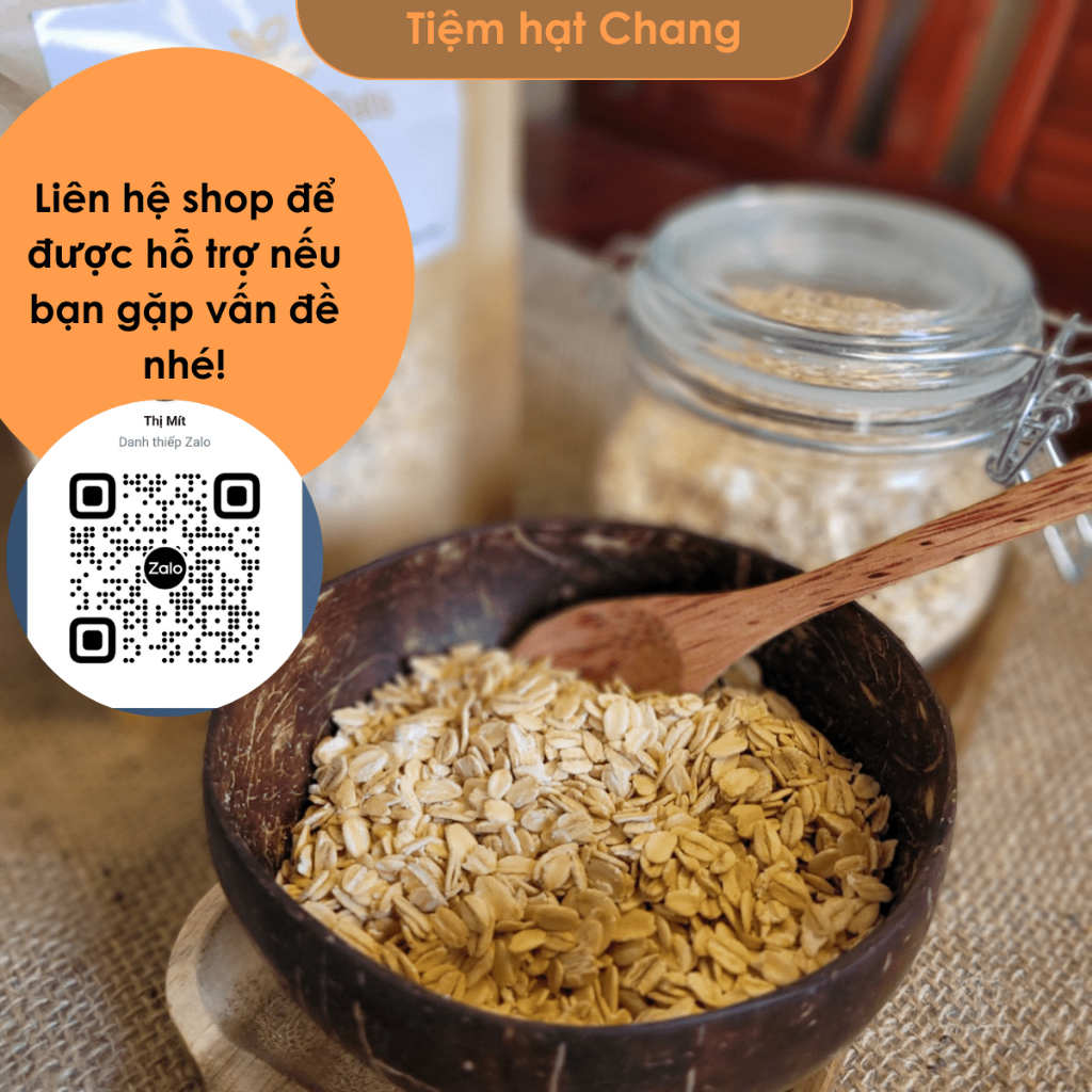 Bộ chén bát gáo dừa và thìa cao cấp dùng ăn granola Tiệm hạt Chang
