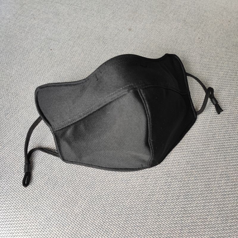 Khẩu trang, Khẩu trang vải cotton có kẽm mũi màu trơn tái sử dụng, dây rút điều chỉnh