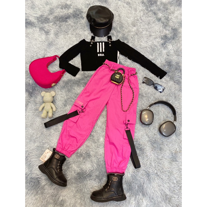 Quần boom túi hộp chất chơi Blackpink