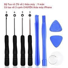 Bộ tua vít mở điện thoại đa năng / combo bộ 9 món