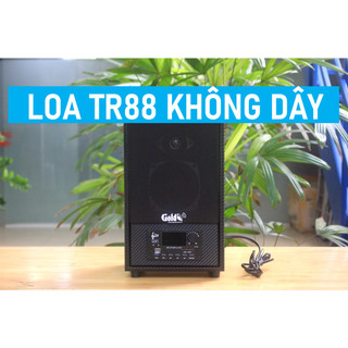 Loa goldsound treo tường bluetooth tr88 tích hợp amply 50w, kích thước c 39 cm; r 20 cm; s 20 cm