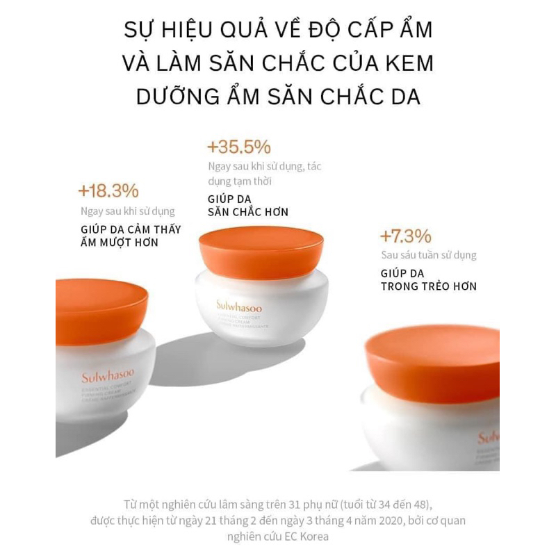 Kem dưỡng nâng cơ Sulwhasoo Essential Comfort Firming Cream Raffermissante