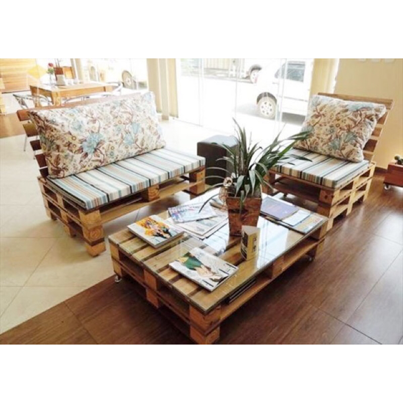 Ghế gỗ pallet dài