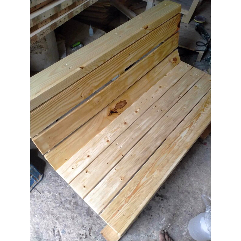 Ghế gỗ pallet dài