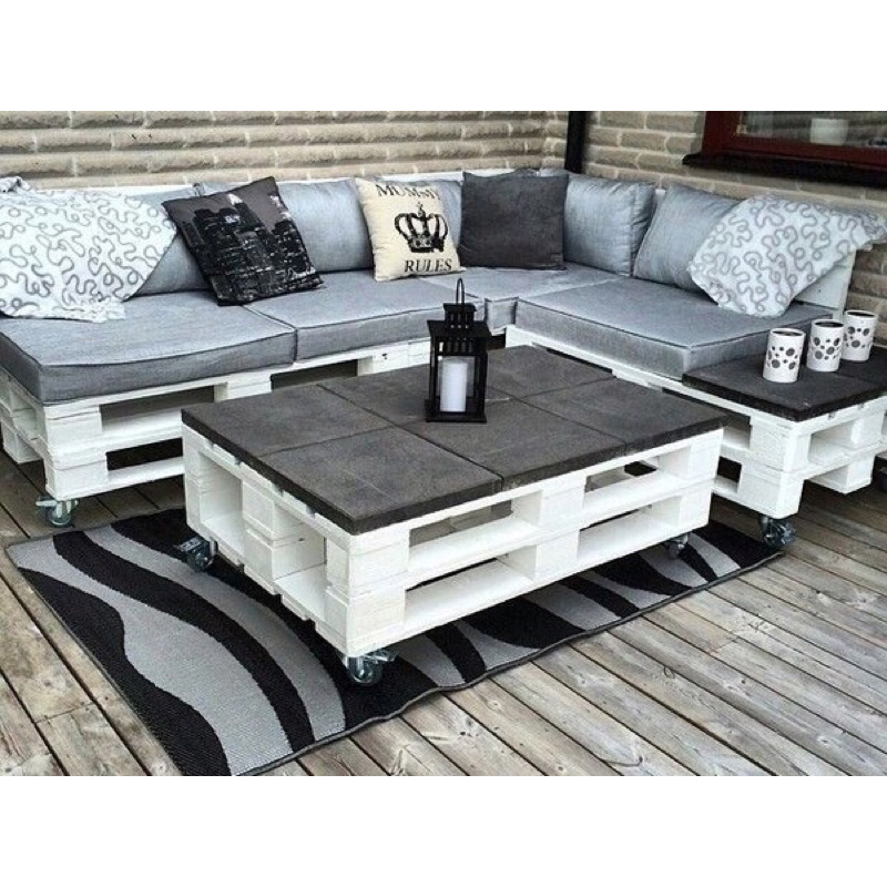 Ghế gỗ pallet dài