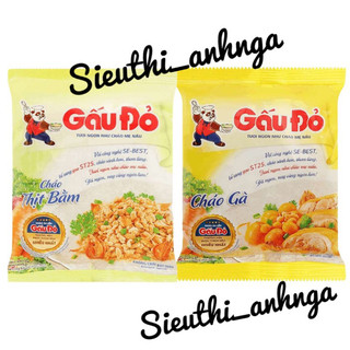 Combo 10 Gói Cháo Gấu Đỏ (Vị Gà/Thịt Bằm)