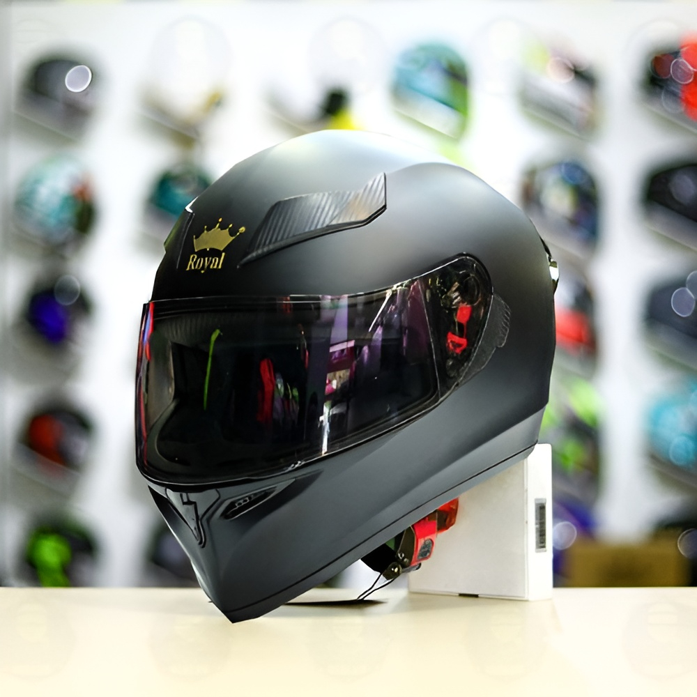Mũ bảo hiểm fullface có kính Royal M138B cao cấp chính hãng có bảo hành 12 tháng tại nhà sản xuất