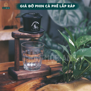 Giá Đỡ Phin Cà Phê Tháo Lắp Bằng Gỗ Chất Mộc An, Giá Pha Coffee Nhôm Anode, Dụng Cụ Pha Cà Phê