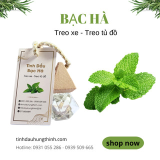 Tinh dầu treo xe hương bạc hà
