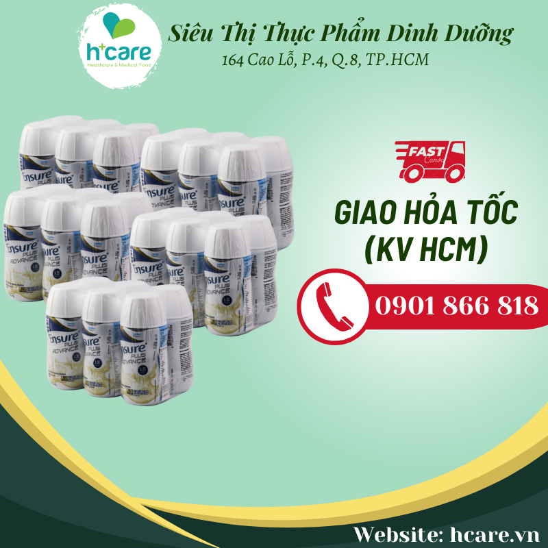Sữa pha sẵn Abbott Ensure Plus Advance 220ml - Dinh dưỡng vàng cho người suy dinh dưỡng, suy mòn cơ