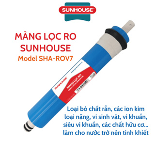 Màng RO Sunhouse SHA-ROV7 Công Suất 50GPD Dùng Được Cho Các Máy Lọc Nước RO